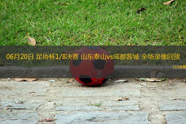 06月20日 足協(xié)杯1/8決賽 山東泰山vs成都蓉城 全場(chǎng)錄像回放